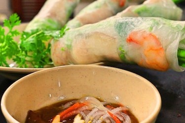 Spring Roll vietnamese dishes