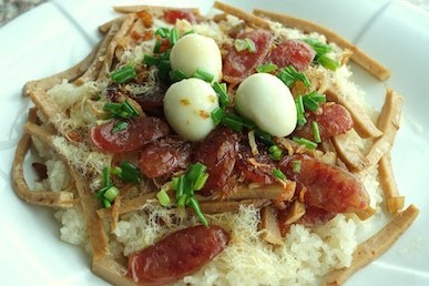 Sticky rice vietnamese dishes