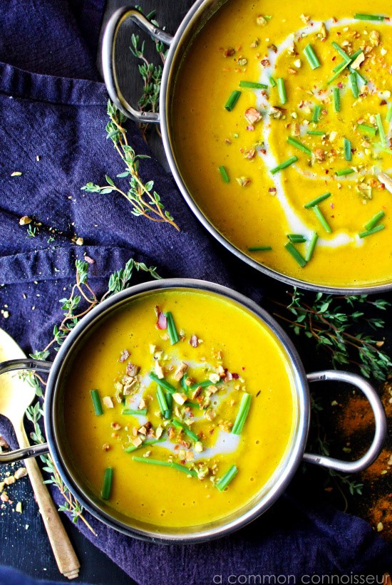 Vegan Turmeric Cauliflower Soup