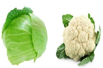 Cabbage and Cauliflower detox foods