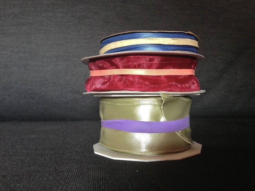 9. Keep ribbons from unspooling
