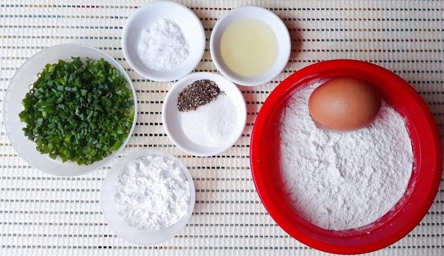 Sweet potato shrimp fritters INGREDIENTS