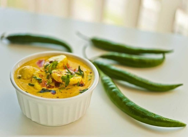Curried taro