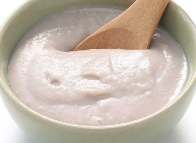 Poil mashed taro root
