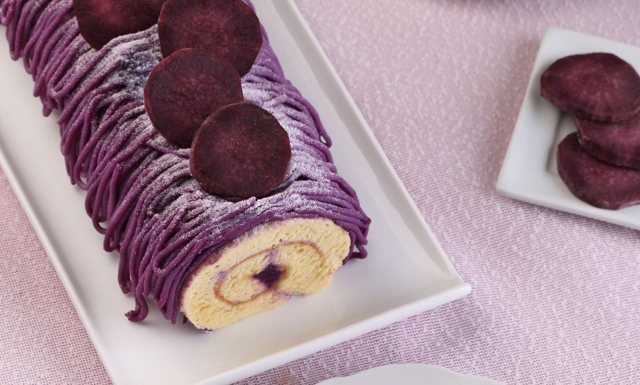 Sweet potato roll cake