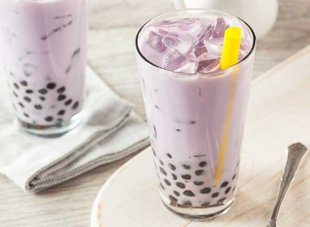 Taro bubble tea