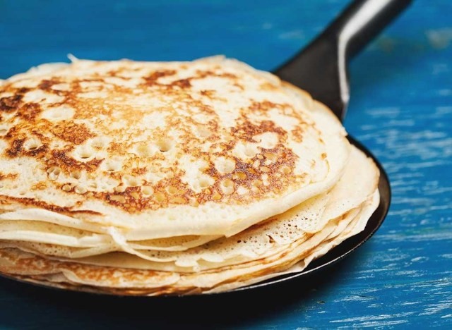 Taro pancakes