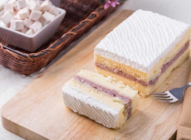 taro in baked goods